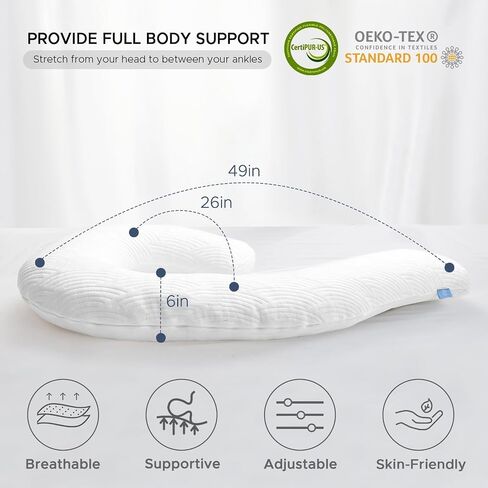 Pregnancy Pillows for Sleeping, E Shaped Maternity Pillow for Pregnant Women with Adjustable Wedge Pillow, 48 Inch Full Body Memory Foam Pillow for Side Sleeping with Washable Cover, Pink Velvet in Saudi Arabia