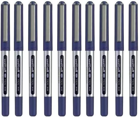 uni-ball Eye Micro Ub-150 Gel Ink Pen - 0.5 mm - 10 Pcs - Blue in Saudi Arabia
