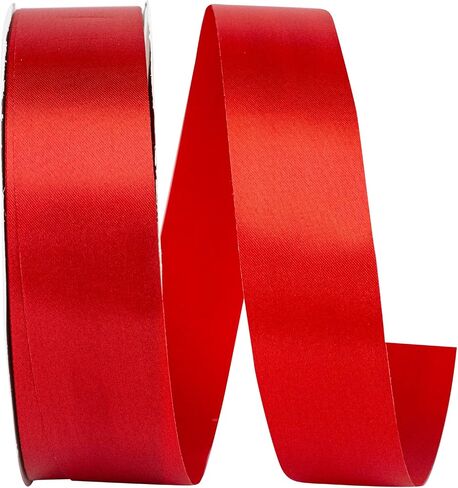 Reliant Ribbon Satin Supreme Ribbon, 1-7/8 Inch X 100 Yards, White in Saudi Arabia