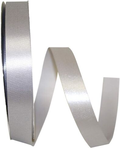 Reliant Ribbon Satin Supreme Ribbon, 1-7/8 Inch X 100 Yards, White in Saudi Arabia
