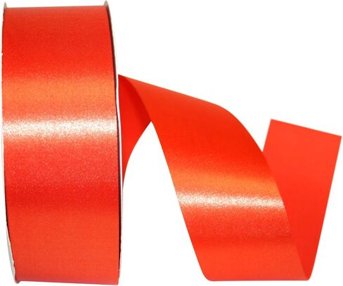 Reliant Ribbon Satin Supreme Ribbon, 1-7/8 Inch X 100 Yards, White in Saudi Arabia