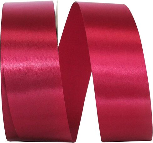 Reliant Ribbon Satin Supreme Ribbon, 1-7/8 Inch X 100 Yards, White in Saudi Arabia