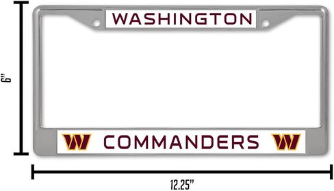 إطار لوحة ترخيص من الكروم القياسي NFL Philadelphia Eagles من Rico Industries مقاس 6 × 12.25 بوصة in Kuwait