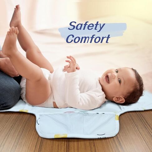 Potable Waterproof Diaper Baby Changing Pad, Double-Sided Infant Travel Foldable Changing Mat On The Go Changing Pad for Baby Newborn in Kuwait