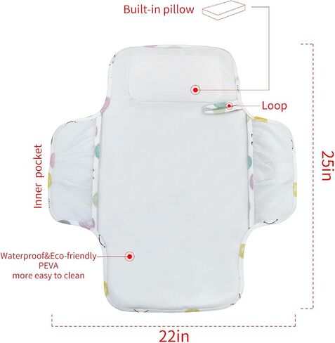 Potable Waterproof Diaper Baby Changing Pad, Double-Sided Infant Travel Foldable Changing Mat On The Go Changing Pad for Baby Newborn in Kuwait