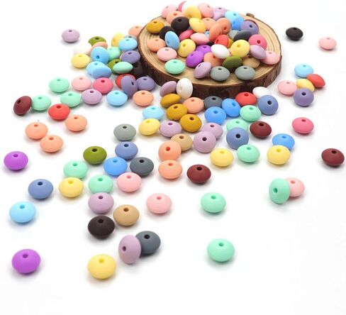 50PCS Heart Shape Silicone Beads, Square Heart Silicone Focal Beads, Colorful Spacer Silicone Beads for Keychain Making, Loose Beads Bulk for Pens Jewelry DIY Handicrafts Necklace Bracelet Accessories in Saudi Arabia