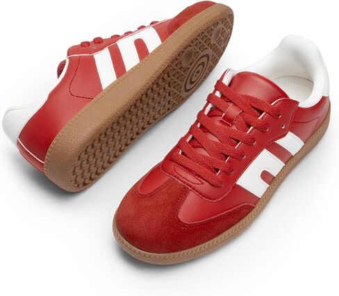 DREAM PAIRS Women's Tennis Sneakers Walking Nia Flat Low-Top Casual Lace-Up Comfortable Fashion Sneakers Shoes. in Saudi Arabia