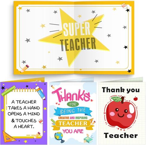 Giant Thank You Cards For Teacher with Envelope Thank You Teacher Appreciation Week Large Appreciation Card Jumbo Teachers Greeting Card Happy Teachers Day Week Gifts From Class Unique Gifts 14X21In in Saudi Arabia