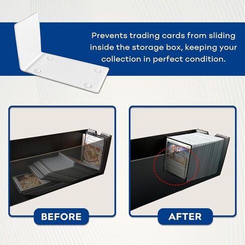 Fageverld Trading Cardboard Card Storage Box - with 12 600-Count & 50 Card Dividers, Collectors Card Organizer Box for MTG Baseball Card Collection in Kuwait