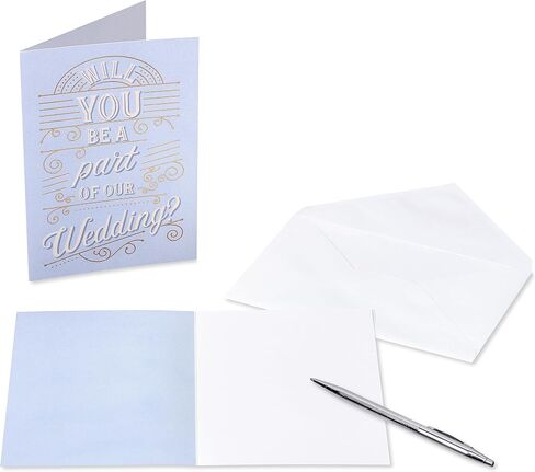 American Greetings Blank Will You Be My Bridesmaid Cards, Red Heart (8-Count) in Kuwait