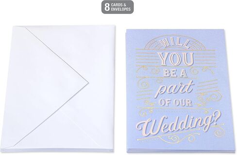 American Greetings Blank Will You Be My Bridesmaid Cards, Red Heart (8-Count) in Kuwait
