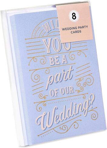 American Greetings Blank Will You Be My Bridesmaid Cards, Red Heart (8-Count) in Kuwait