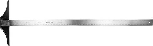 Pacific Arc 36 Inch T Square, Traditional Stainless Steel, Graduated Inch and Metric in Kuwait