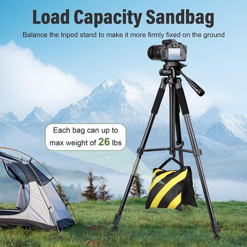 Sandbags Weight Bags for Photo Studio Photography Video Equipment, 2 Packs Empty Sandbag Set for Backdrop Stand, Photo Tripod, Canopy, Pop up Tent, Umbrella Base, Picnic Table,Fishing Chair in Saudi Arabia
