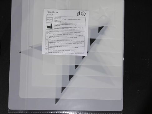 Giantree Star Stencil, 8Pcs Reusable Plastic Star Template for Drawing, Painting & Spraying on Wall, Wood, Fabric & More in Saudi Arabia