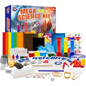 150+ مجموعات علوم تجريبية للأطفال الذين تتراوح أعمارهم بين 8 و 12 عامًا ، Science S.T.E.M مشاريع ألعاب العلوم ، أفكار هدايا عيد ميلاد عيد الميلاد للأولاد والبنات ، البركان ، أدوات علوم مختبر الكيمياء