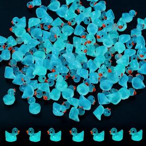 100pcs mini mini resin stin ducks ، ducks tiny ducks miniature josts for Garden Landscape Dollhouse Ornament Potted Home Decoration