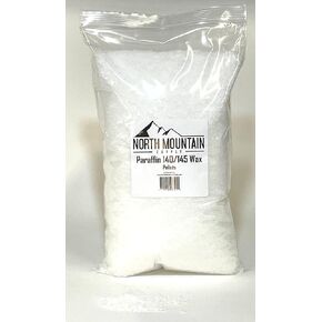 North Mountain Supply Paraffin Wax Pellets - Great for Candle Making - 140/145-5lb Bag