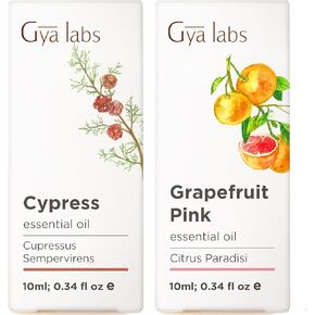 زيت Cypress الأساسي للبشرة والجريب فروت الزيت الأساسي لمجموعة النشر - 100 ٪ من الزيوت العطرية النقية الدرجة.