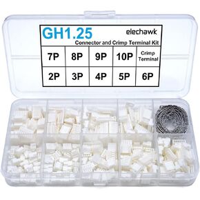 GH1.25 الموصلات ومجموعة طرفية تجعيد متوافقة مع موصلات JST GH المقابس 1.25 مم الملعب ل Pixhawk Cube 6C 6x Pixhawk4 طائرة بدون طيار
