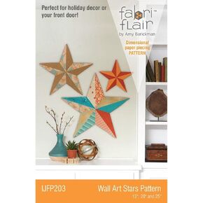 Fabriflair Wall Art Star Sewing Pattern