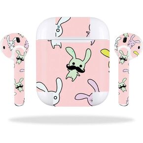 MightySkins Skin Compatible with Apple AirPods 2 (2019) - Saltwater Collage | Protective, Durable, and Unique Vinyl Decal wrap Cover | Easy to Apply, Remove, and Change Styles | Made in The USA