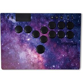 MightySkins Skin Compatible with Razer Kitsune - Violet Stars | Protective, Durable, and Unique Vinyl Decal wrap Cover | Easy to Apply & Change Styles | Made in The USA