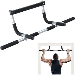 leikefitness Pull-Up Bar For Door Frame Adjustable Portable Upper Body Fitness Workout For Home Gyms (AB7000) in Kuwait