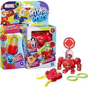 Hydro Pods Marvel Hulkbuster Aqua Armor, Mech Suit Battle Set, Water Activated Surprise Toys for 6 Year Old Boys & Girls & Up
