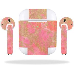 Mayyskins Skin متوافق مع Apple Airpods 2 (2019) - Blue Marble | غلاف الالتفاف الواقي ، الدائم ، والفريد من نوعه | من السهل تطبيق الأنماط وإزالتها وتغييرها | صنع في الولايات المتحدة