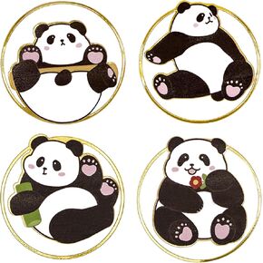 JA & MIU 4 PCS Cute Metal Panda Starks و Metal Starks for Women Kids Teenagers Book Book Wovers ومحبي الحيوانات ، هدية عيد ميلاد فريدة للنساء في عيد الأم.