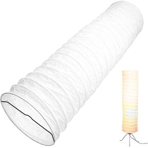 Gadpiparty Nordic Style Paper Lape Lamp Lamp Lamped غطاء ورق الأرز البسيط للمنزل الناعم الناعم الحديث لغرفة المعيشة وغرفة نوم خفيفة الوزن وتوفير الفضاء