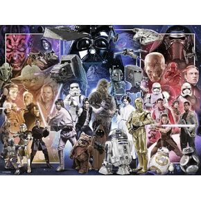 Ravensburger Star Wars Universe 1500 قطعة Jigsaw Puzzle | تصميم قطعة فريدة | SoftClick Technology | هدية مثالية لعشاق الألغاز