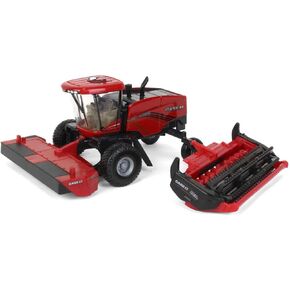 ERTL 1/64 CASE IH WD2505 Windrower مع RD165 ROTARY HEAD و SCILLE BAR READ 44282