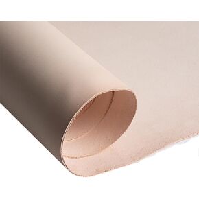 Zhenting Pre-Cutveg Tan Leather Leather Leather for Tooling ، نحت ، صب ، نقش ، ختم ، وصباغة 1.8-2.0 مم بني (8 "" x12 ")