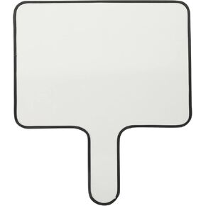 Stobok Dry Erase Answer Paddle Mini Handheld Quick Response White Board Double -Side Paddles for Faddles للطلاب المعلمين يقومون بتدريس الدعائم ، الأسود