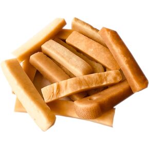 Yak Cheese Dog يمضغ 13-15 PCs شذرات صغيرة الحجم من أصابع الإصبع الخنصر الأفضل لأقل من 15 رطلاً الجراء الصغيرة ، العضوية الطويلة التي تدوم Himalayan Yaky من نيبال