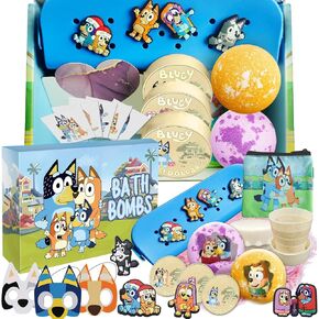 مجموعات Blue Heeler Arts and Crafts For Kids ، وهدايا أعياد الميلاد 18 في -1 تشمل الحرف اليدوية ألعاب عائلية Heeler ، والتلوين ، وأنشطة DIY ، و Creative Kids Crafts Kit Forms لمدة 3 سنوات من الفتيات والفتيان