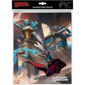 Ultra Pro - Glory of the Giants Character Folio for Dungeons & Dragons - تنظيم وتخزين الملاحظات الخاصة بك ، أوراق الشخصيات ، وبطاقات الإملاء تتضمن صفحة 9 جيب لبطاقات الحجم القياسية