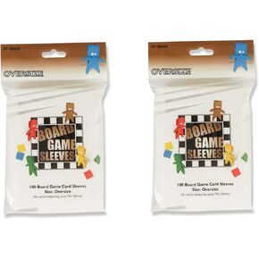 2 Packs Arcane Tinmen Board Game Sleeves 100 ct Oversize Size Card Sleeves Individual Pack