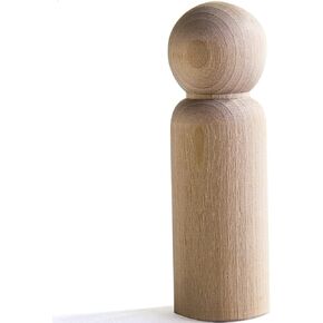 Pinehurst Crafts Unfinished Wood Peg Dolls, Dad/Man, 2-3/8 Inch Tall by 7/8-Inch Wide, Pack of 10