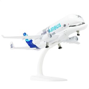A330 Beluga XL5 1/150 Large Scale Die-cast Airplane Model Kits with Stand (16.5 inches) | Airbus a330-743L Super Transporter Beluga Aviation Enthusiasts Collect Plane Model