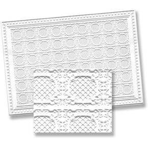 Dolls House Faux القصدير المصغرة 1:12 لوحة رغوة المقياس 13 × 9.1/2 بوصة
