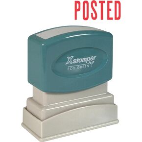 Xstamper, XST1047, POSTEDTitle Stamp, 1 Each