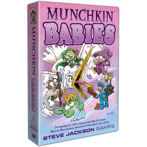 Munchkin Babies Card Game, Family Card Game, Adult, Kids, & Family Game, Fantasy Adventure Card Game, Roleplaying Game, Ages 10+, 3-6 Players, Avg Play Time 120 Min, Steve Jackson Games