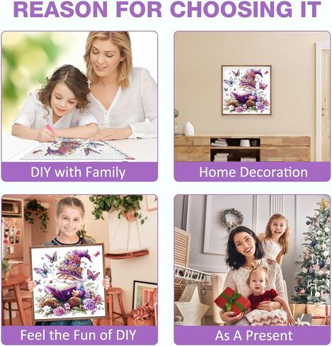 MEIYUDA Diamond Painting Kits for Adults, DIY Cartoon Cow and Sunflower Full Drill Diamond Art, Cartoon Cute Cow Full Diamond Art Painting Kit for Present Home Wall Decor 12x12 Inch in Kuwait