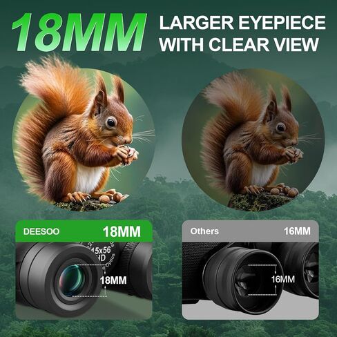 15x56 HD Binocuars for Adults Bird Watching: Deesoo High Powered Binoculars for Hunting - Easy Focus Binoculars with Clear Vision for Hiking Travel Cruise Trip Concert in Saudi Arabia