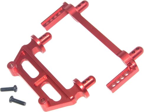 Body Post Compatible with Hyper GO H16BM H16GT H16DR MJX 1/16 H16 F/R Body Pillars Parts 16208 16209 16210 RC Truck Car Front Rear Aluminum Alloy Upgrade Replace(Silver) in Saudi Arabia