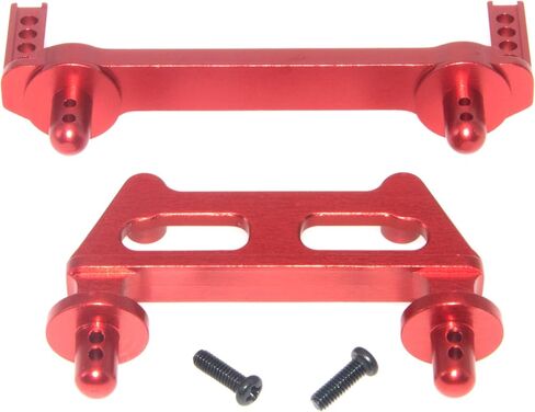 Body Post Compatible with Hyper GO H16BM H16GT H16DR MJX 1/16 H16 F/R Body Pillars Parts 16208 16209 16210 RC Truck Car Front Rear Aluminum Alloy Upgrade Replace(Silver) in Saudi Arabia