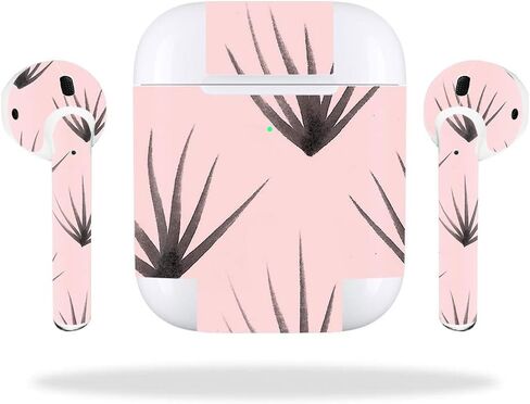 MightySkins Skin Compatible with Apple AirPods 2 (2019) - Private Jungle | Protective, Durable, and Unique Vinyl Decal wrap Cover | Easy to Apply, Remove, and Change Styles | Made in The USA in Saudi Arabia